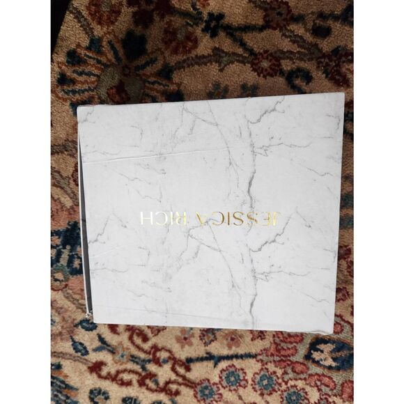 Jessica Rich Women So Fancy Tall Pump Clear Pointed Toe heel Orange Sz  10 - Picture 6 of 6